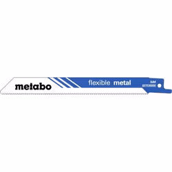 Metabo 631130000, Lames de scie sabre, Métal, Bimétal, Bleu, Blanc, 1,8 mm, 0,9 mm