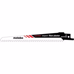 Metabo 631137000, Lames de scie sabre, Ciment aéré, Béton, Plastique renforcé en fibre de verre, Noir, Blanc, 4,3 mm, 1,25 mm ...