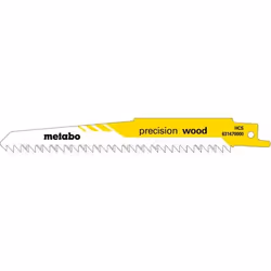 Metabo 631470000, Lames de scie sabre, Bois, Acier fin au carbone, Blanc, Jaune, 4 mm, 1,25 mm