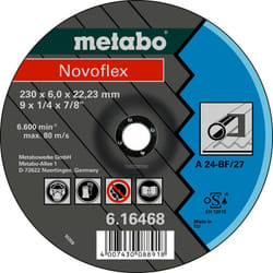 Metabo - Meules d'ébarbage Novoflex 125x6,0x22,2 acier