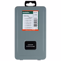 Assortiment de forets SDS (7 forets)coffret métallique pour marteau