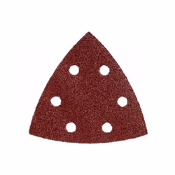 25 FEUILLES ABRASIVES AUTO-AGRIPPANTES 93 X 93 MM, P 320, B+M, POUR PONCEUSE À PATIN TRIANGULAIRE (624987000) Référence:62498 ...
