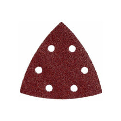 Metabo - 25 feuilles abrasives auto-agrippantes 93 x 93 mm, p 180, b+m, pour ponceuse à patin triangulaire (624985000)