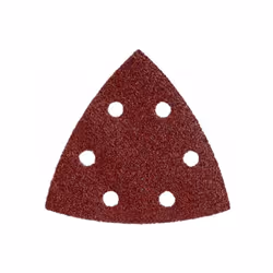 Metabo 25 FEUILLES ABRASIVES AUTO-AGRIPPANTES 93 X 93 MM, P 120, B+M, POUR PONCEUSE À PATIN TRIANGULAIRE (624984000) Référenc ...