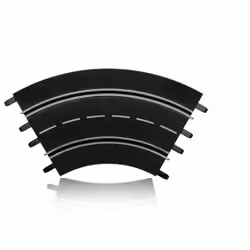 Carrera Toys Curve 1 / 60 degrees, Noir