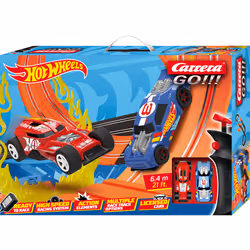 Carrera GO!!! Hot Wheels 6.4, Ensemble véhicule de course et piste, 6 an(s), Multicolore