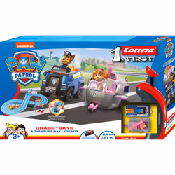Carrera FIRST PAW Patrol Adventure Bay Legends, Ensemble véhicule de course et piste, 3 an(s), Multicolore