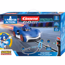 Carrera 20068001, Ensemble véhicule de course et piste, Challenge - Sonic, 6 an(s), Multicolore