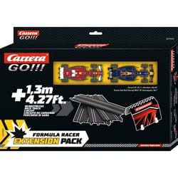 Kit dextension circuit et voitures - CARRERA GO!!! - Extension set 2 - 2 voitures F1 - Échelle 1:43 - Dès 6 ans