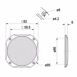 Visaton 1138 kit de support