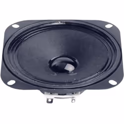Visaton VS-R10S/4, 20 W, 30 W, 4 Ohm, 100 - 13000 Hz, Noir, 102 mm