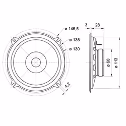 Visaton FR 12 Noir Avec fil 15 W - Vue supplémentaire 2