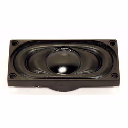 Visaton K 20.40, 1 W, Rectangulaire, 2 W, 8 Ohm, 400 - 20000 Hz, Noir