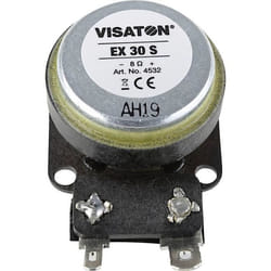 Excitateur électrodynamique - VISATON - EX 30 S - 8 Ohm - Applications sans haut-parleur visible - Gris