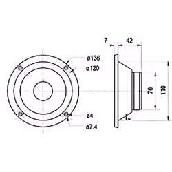 Visaton MR 130 80 W - Vue supplémentaire 2