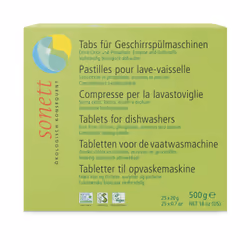 Sonett Pastilles pour lave-vaisselle, Détergent pour lave-vaisselle, Comprimé, 0,5 kg, Sodium Citrate, Sodium Carbonate, Sodi ...