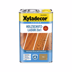 Xyladecor 5614869 Eiche Holzschutzlasur 2in1 4L lh H412 - Schädlich für Wasserorganismen, mit langfristiger Wirkung. P102 - D ...