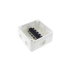 Boîte de dérivation Wiska combi 407/5/W 10105599 (l x l x h) 95 x 95 x 60 mm blanc crème IP66/IP67 1 pc(s)