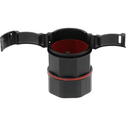 10109742 EBFSI-17-25-BK Raccord à visser noir droit 1 pc(s) - Wiska