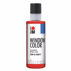 Marabu 04060004031, Rouge, Peinture sur verre, Liquide, 80 ml, 1 pièce(s)