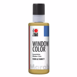 Marabu Window Color, Or, Peinture sur verre, Liquide, 80 ml, 1 pièce(s)