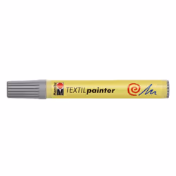 Marabu Textil Painter 078, Gris, Gris, Jaune, Tube, 40 °C, Tissu, 4 mm