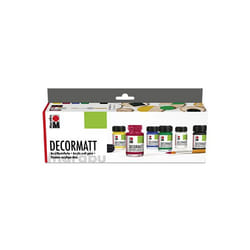 Marabu 1401000000087 peinture acrylique 15 ml Noir, Bleu, Vert, Rouge, Blanc, Jaune Bouteille