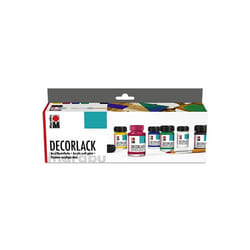 Marabu 1130000000087 Noir, Bleu, Vert, Rouge, Blanc, Jaune 15 ml