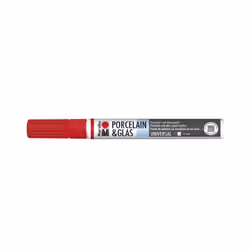 Marabu 01230031125, Rouge, Couleurs assorties, 1 mm, 2 mm, Vitrocéramique, Verre, Métal, Porcelaine, pierre, 1 pièce(s)
