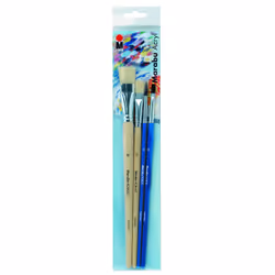 Marabu set de pinceaux Acryl, Pinceau plat, Plat, 1 pièce(s)
