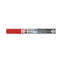 Marabu 01230034125, Rouge, Couleurs assorties, CHERRY, 2 mm, 4 mm, Vitrocéramique, Verre, Métal, Porcelaine, pierre