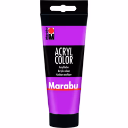 Marabu 12010050014, 100 ml, Magenta, Satin, Tube, Imperméable