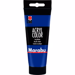 Marabu 12010050053, 100 ml, Bleu, Satin, Tube, Imperméable