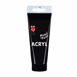 Marabu 12010050073, 100 ml, Noir, Tube, Imperméable
