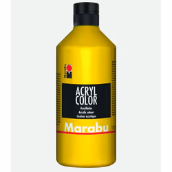 Marabu 12010075019, 500 ml, Jaune, Satin, Tube, Imperméable