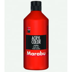Marabu 12010075006 peinture acrylique 500 ml Vermillon Tube