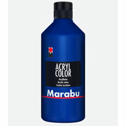 Marabu 12010075053, 500 ml, Bleu, Satin, Tube, Imperméable