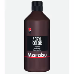 Marabu 12010075040, 500 ml, Marron, Satin, Tube, Imperméable