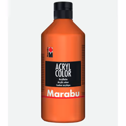 Marabu 12010075013, 500 ml, Orange, Satin, Tube, Imperméable
