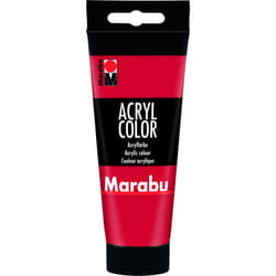 Marabu 12010050031 peinture acrylique 100 ml Rouge Tube