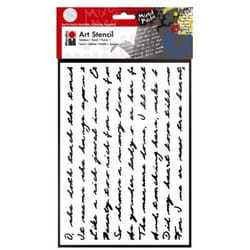 Marabu 028500007 Blanc Pochoir lettres