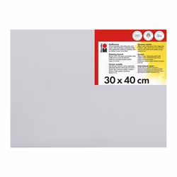 Marabu 16200 000 00 301, Peint, Toile pré-étirée, Blanc, Coton, 280 g/m², 300 mm