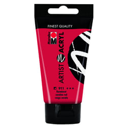 Marabu 12200002911 peinture acrylique 75 ml Rouge Tube