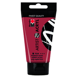 Marabu 12200002934 peinture acrylique 75 ml Rouge Tube