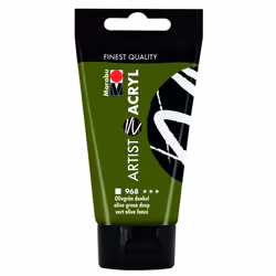 Marabu 12200002968, 75 ml, Vert, Tube, Imperméable