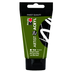 Marabu 12200002968 peinture acrylique 75 ml Vert Tube