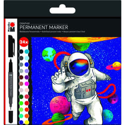 Marabu Graphix marqueur indélébile Multicolore 24 pièce(s)