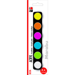 Marabu Acryl Neon Peinture acrylique 3,5 ml 6 pièce(s)