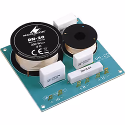 Monacor DN-20, Capacité de croisement de composant, Systèmes à 2 voies, 300 W, 8 Ohm, 2000 Hz, Vert
