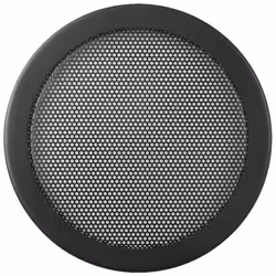 Monacor SG-165, Grille rigide, Noir, Métal, Rond, 14 cm, 16 mm